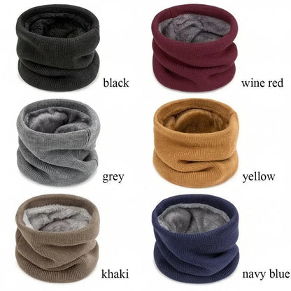 Neck Gaiter Thermal Knit Windproof Stretch Fit