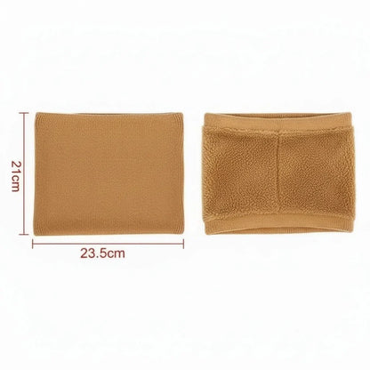 Neck Gaiter Thermal Knit Windproof Stretch Fit