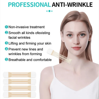 Neck Lifting Tape Invisible Sweat-Resistant Hypoallergenic Up to 10-Hour Hold