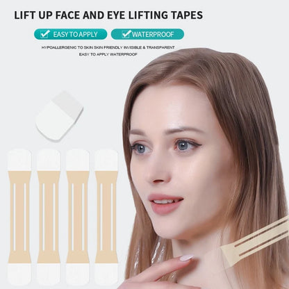 Neck Lifting Tape Invisible Sweat-Resistant Hypoallergenic Up to 10-Hour Hold