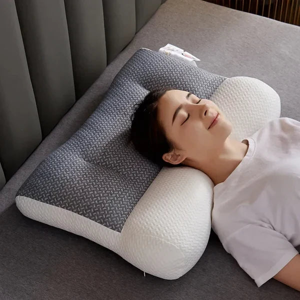 Neck Pillow Ergonomic Contoured Support for Side & Back Sleepers