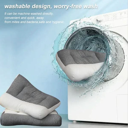 Neck Pillow Ergonomic Contoured Support for Side & Back Sleepers