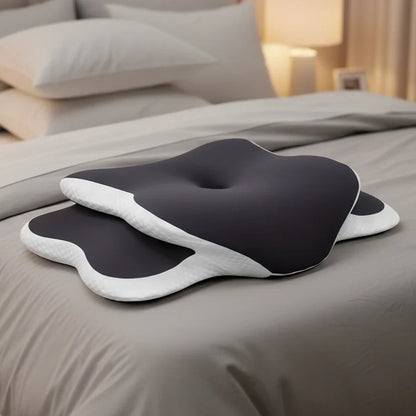 Neck Pillow Ergonomic Memory Foam Breathable Cover