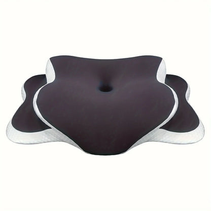 Neck Pillow Ergonomic Memory Foam Breathable Cover