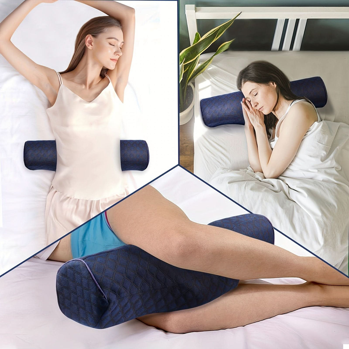 Neck Pillow Ergonomic Memory Foam Removable Washable Cover