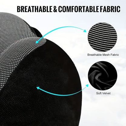 Neck Pillow Ergonomic U-Shaped With Attached Hood