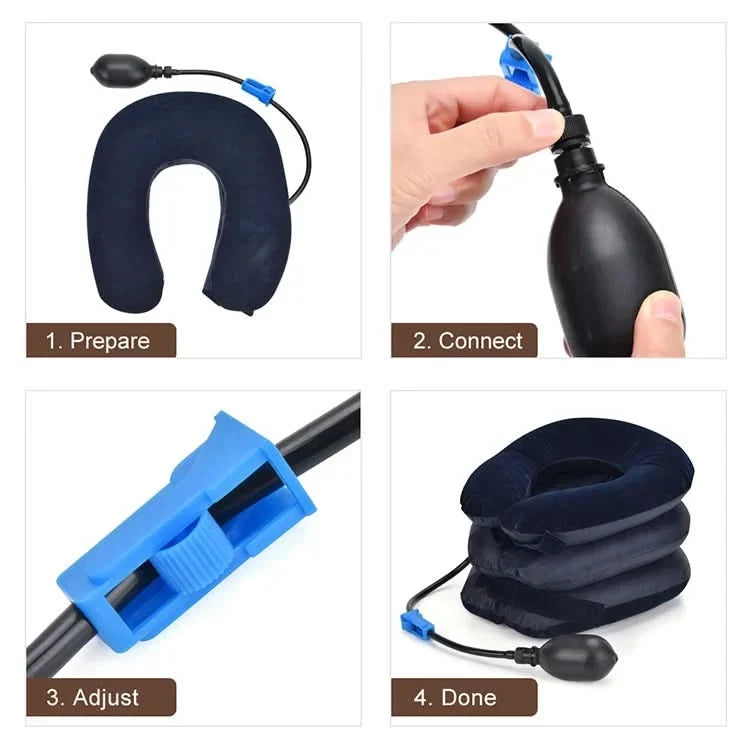 Neck Stretcher Inflatable Adjustable Portable Cervical Traction