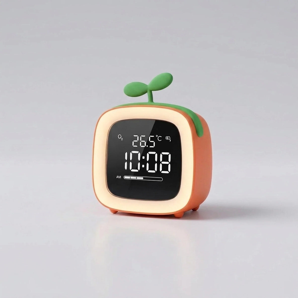 Night Light Alarm Clock Stepless Dimmable LED Animal Designs