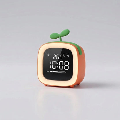 Night Light Alarm Clock Stepless Dimmable LED Animal Designs