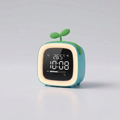Night Light Alarm Clock Stepless Dimmable LED Animal Designs