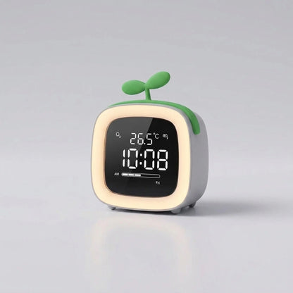 Night Light Alarm Clock Stepless Dimmable LED Animal Designs