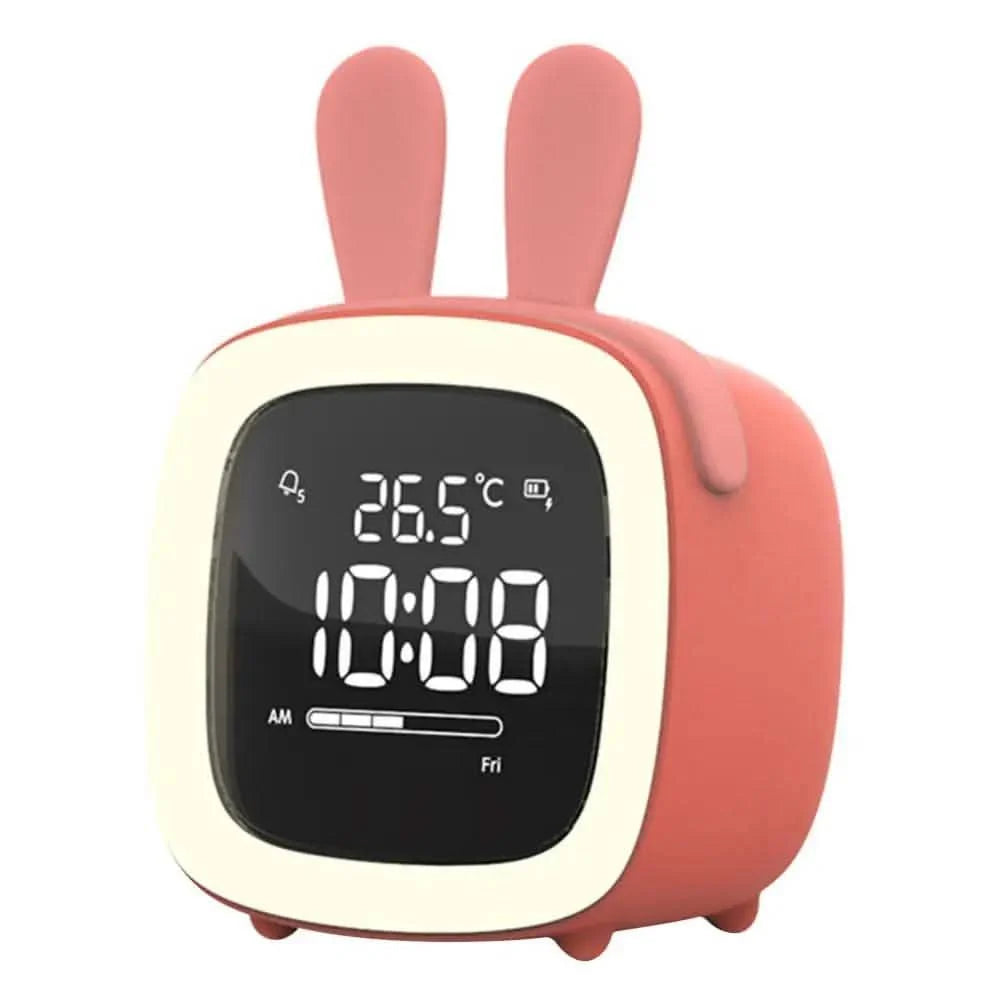 Night Light Alarm Clock Stepless Dimmable LED Animal Designs