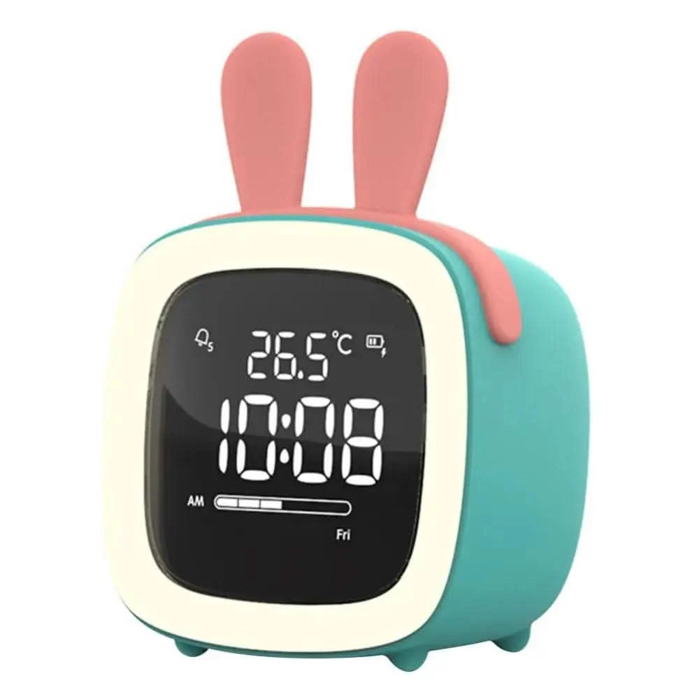Night Light Alarm Clock Stepless Dimmable LED Animal Designs