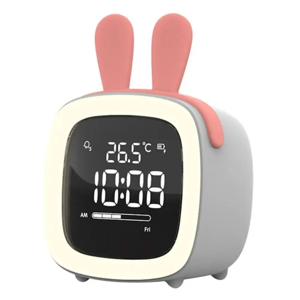 Night Light Alarm Clock Stepless Dimmable LED Animal Designs