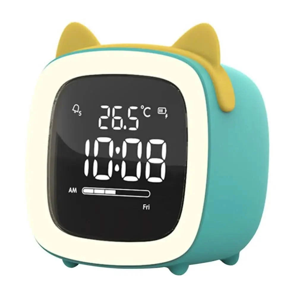 Night Light Alarm Clock Stepless Dimmable LED Animal Designs