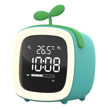 Night Light Alarm Clock Stepless Dimmable LED Animal Designs