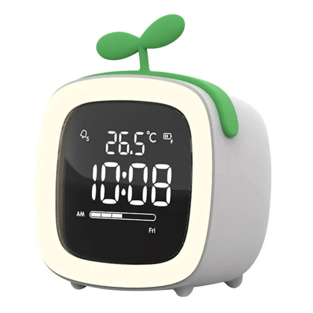 Night Light Alarm Clock Stepless Dimmable LED Animal Designs