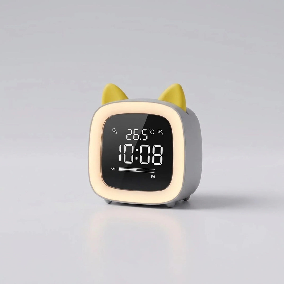 Night Light Alarm Clock Stepless Dimmable LED Animal Designs