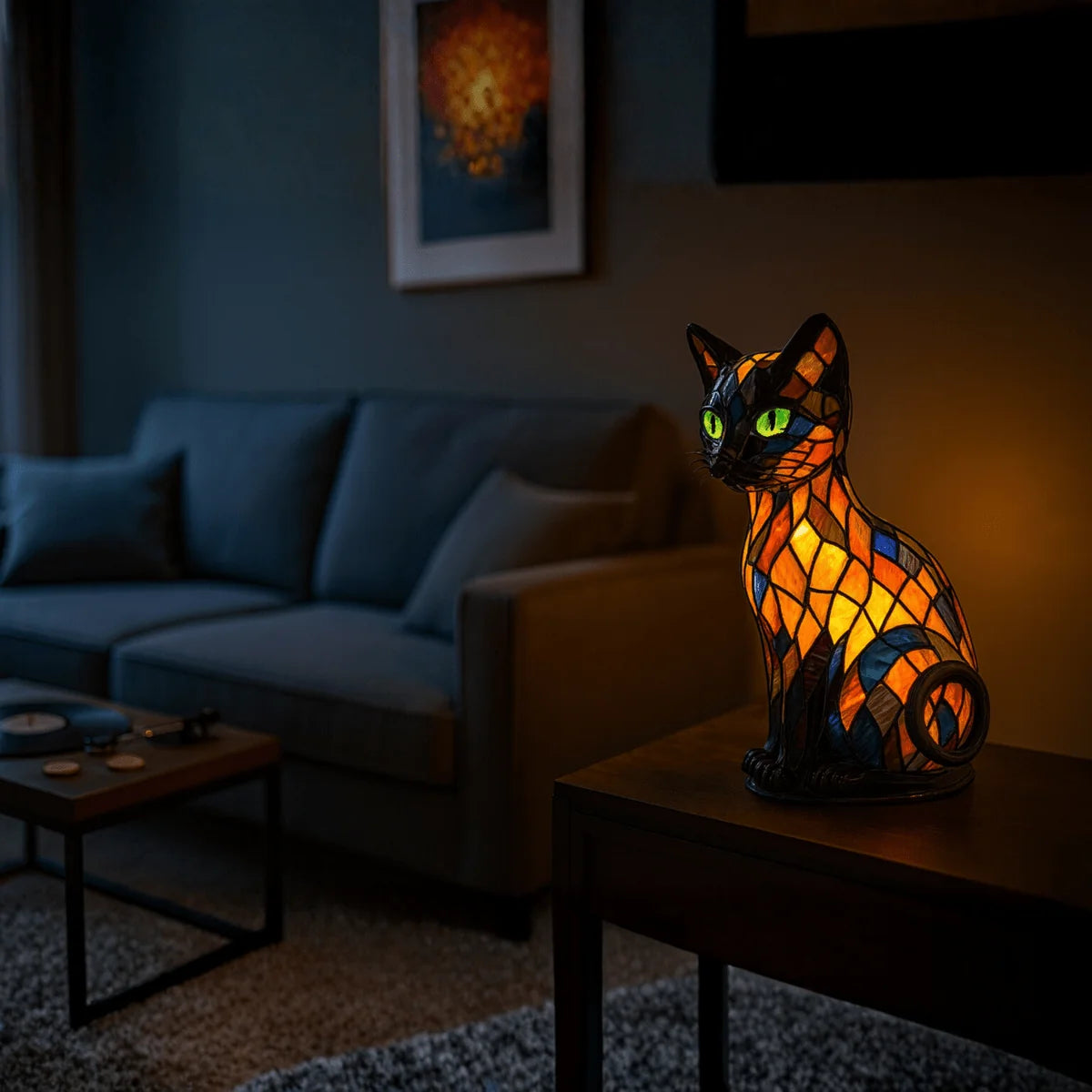 Night Light Cat Soft Silicone Touch-Dimmable & Rechargeable