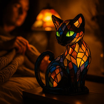 Night Light Cat Soft Silicone Touch-Dimmable & Rechargeable