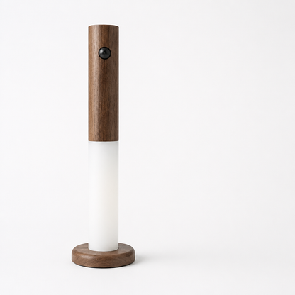 Night Light Motion Sensor Detachable & Rechargeable Wood Finish