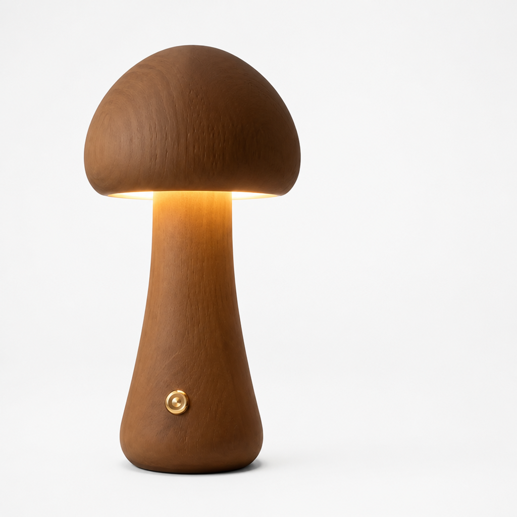 Night Light Mushroom Touch Control Warm White LED