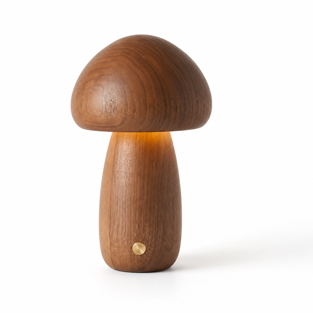 Night Light Mushroom Touch Control Warm White LED