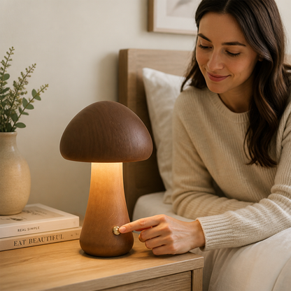 Night Light Mushroom Touch Control Warm White LED