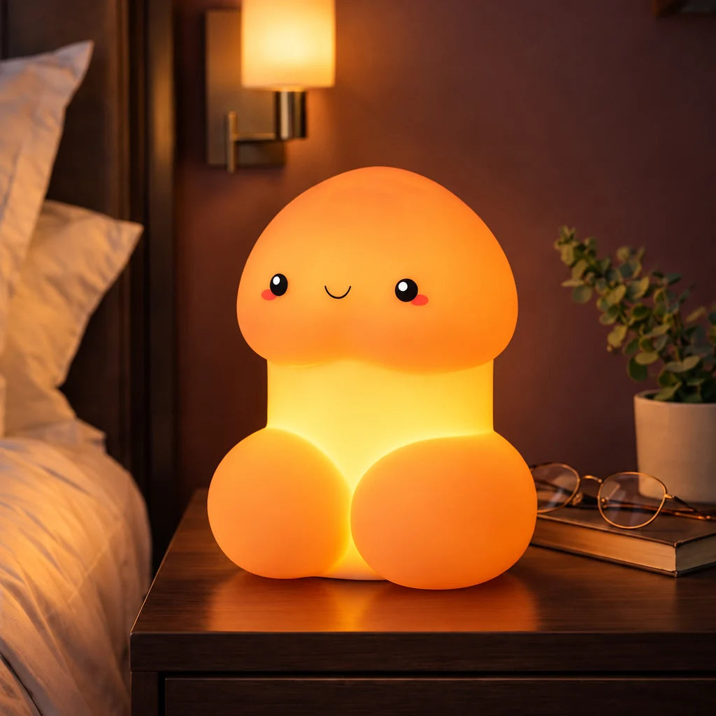 Night Light Playful Sculpted Design Soft Ambient Glow