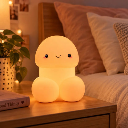 Night Light Playful Sculpted Design Soft Ambient Glow