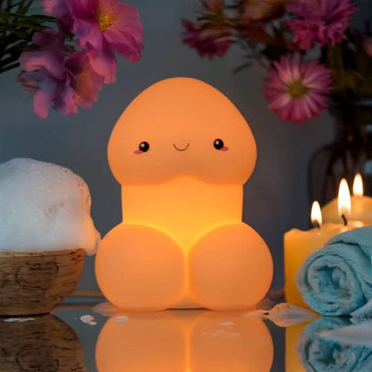 Night Light Playful Sculpted Design Soft Ambient Glow