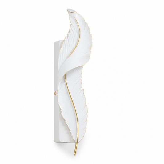 Nordic Feather Design Wall Light (Built-In Dimmer)