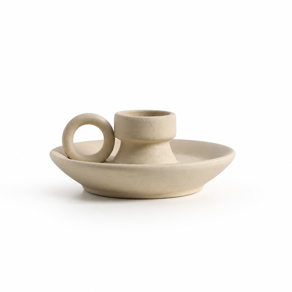 Nordic Geometric Ceramic Tabletop Vase