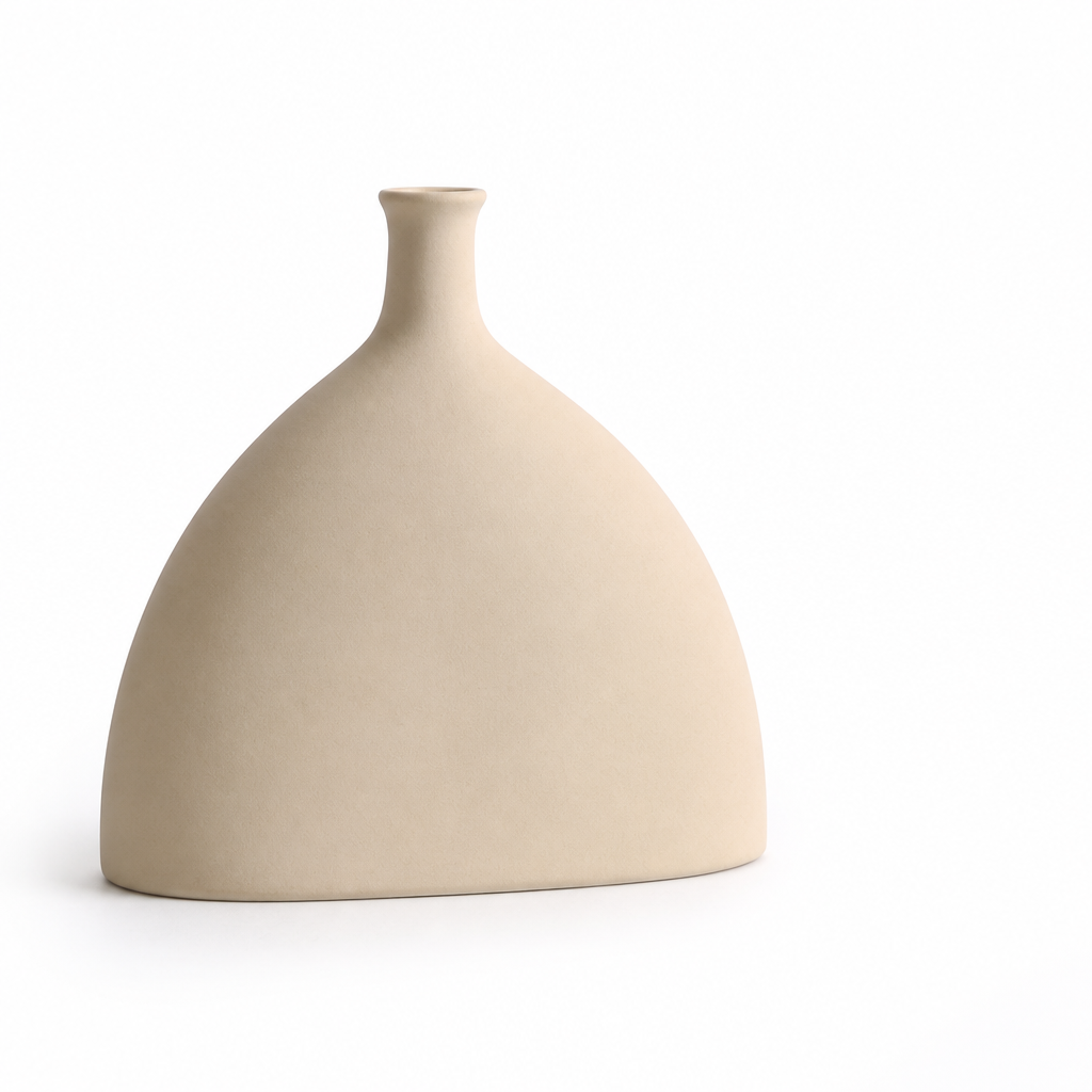 Nordic Geometric Ceramic Tabletop Vase