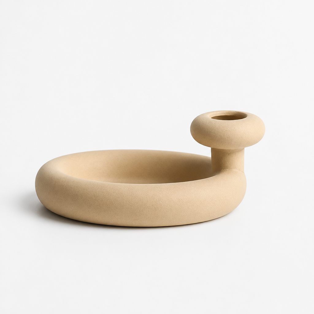 Nordic Geometric Ceramic Tabletop Vase