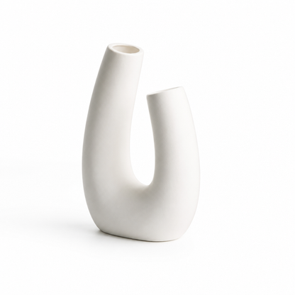 Nordic Geometric Ceramic Tabletop Vase