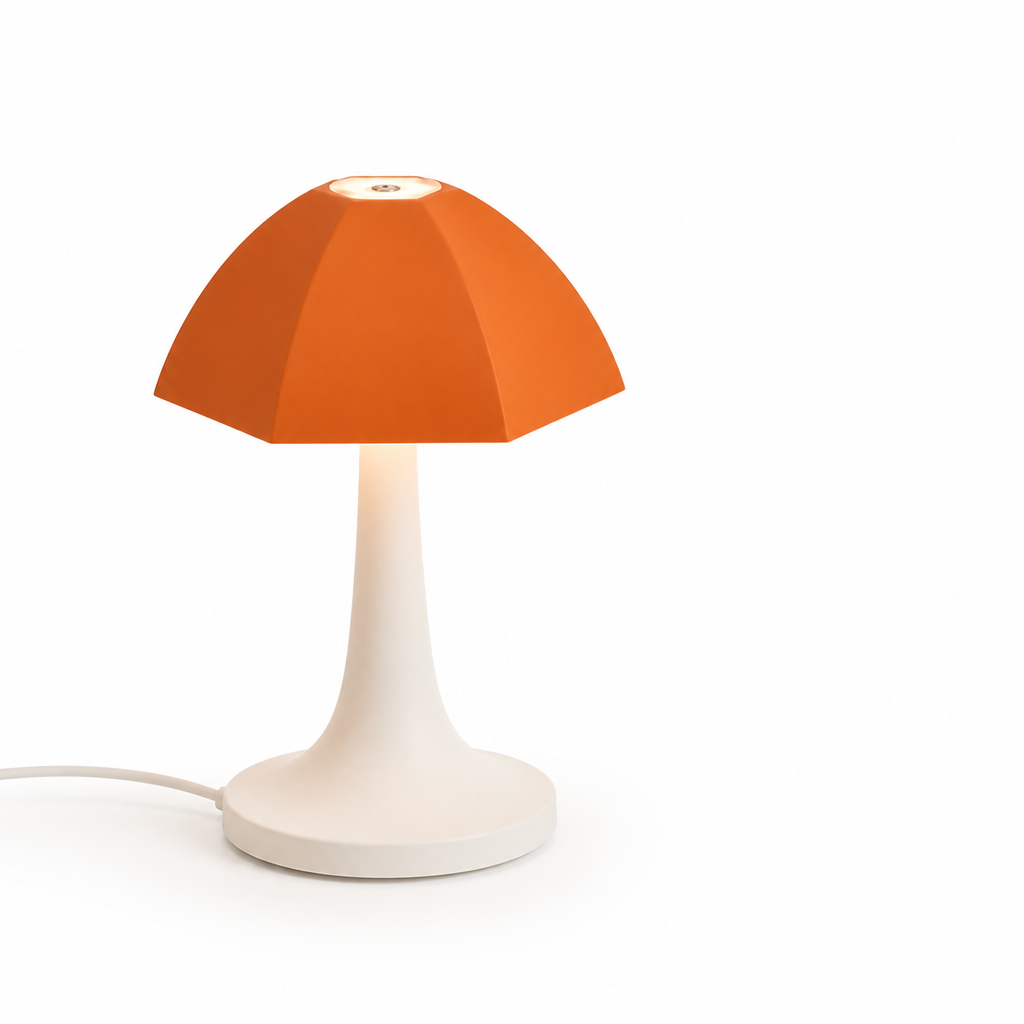 Nordic Mushroom Table Lamp with Soft Diffused Ambient Glow
