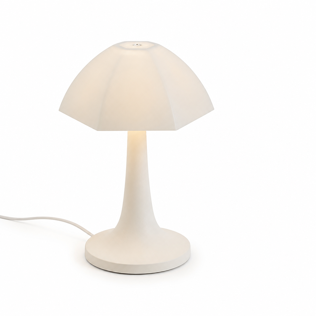 Nordic Mushroom Table Lamp with Soft Diffused Ambient Glow