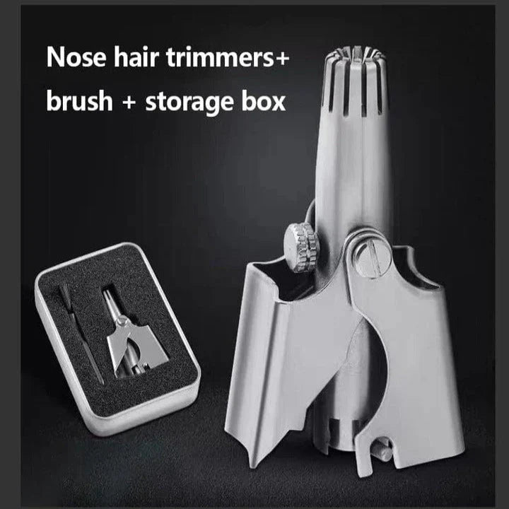 Nose And Ear Hair Trimmer Manual Stainless Steel