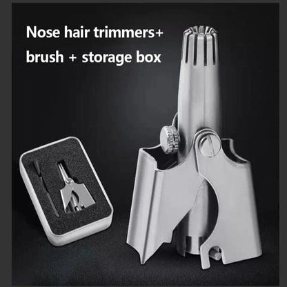 Nose And Ear Hair Trimmer Manual Stainless Steel