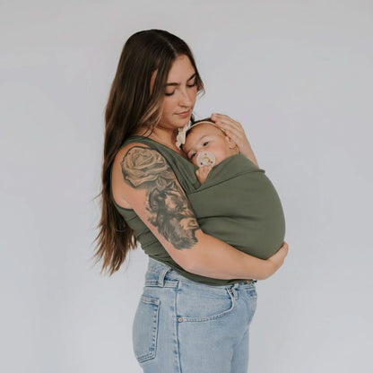 Nursing & Baby-Carrying Shirt Breathable Cotton Easy Nursing Access