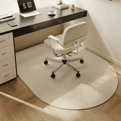 Office Chair Mat Semi-Round Non-Slip Floor Protector