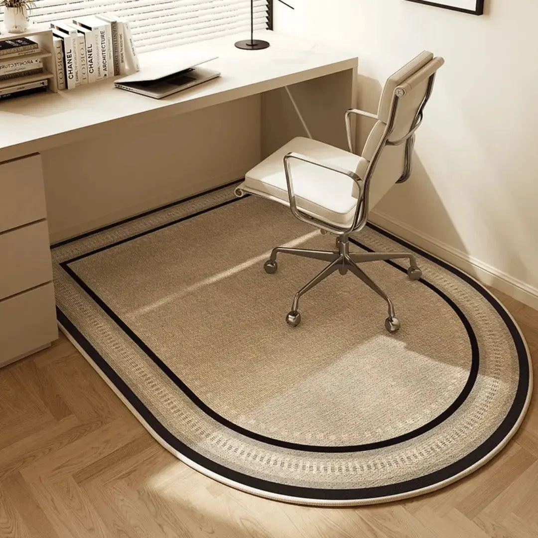 Office Chair Mat Semi-Round Non-Slip Floor Protector