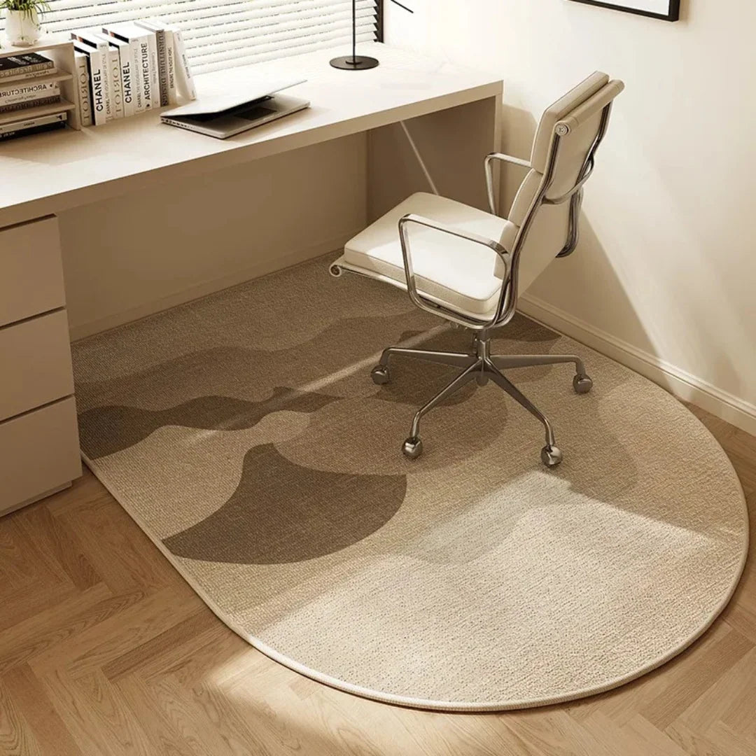 Office Chair Mat Semi-Round Non-Slip Floor Protector