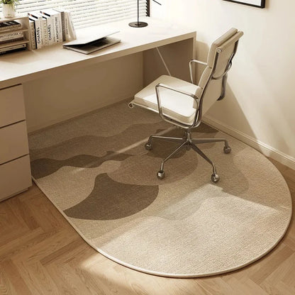 Office Chair Mat Semi-Round Non-Slip Floor Protector