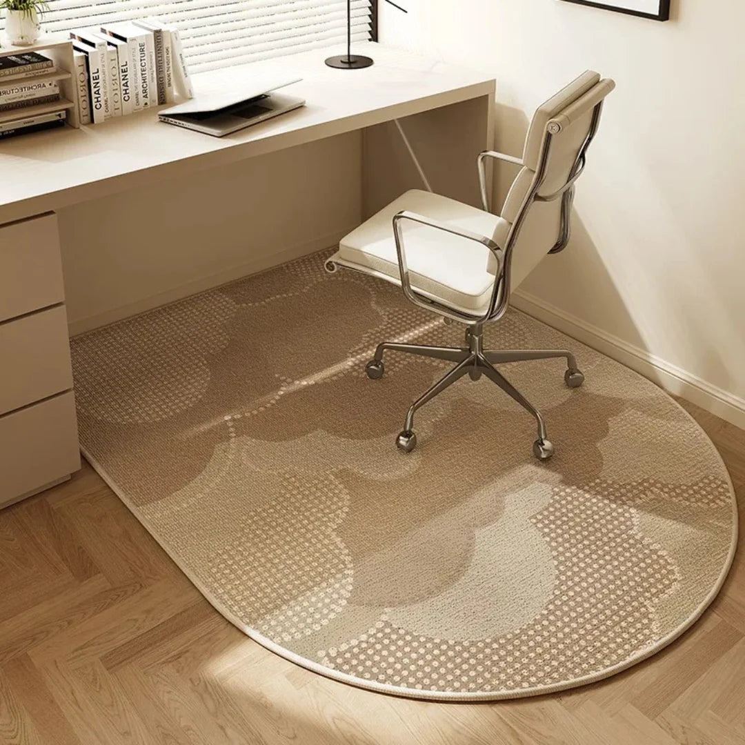 Office Chair Mat Semi-Round Non-Slip Floor Protector