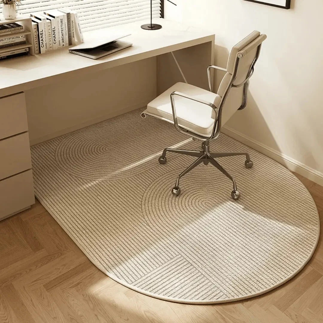 Office Chair Mat Semi-Round Non-Slip Floor Protector