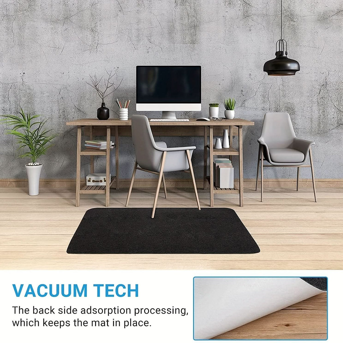 Office Chair Mat Smooth Rolling Floor Protection