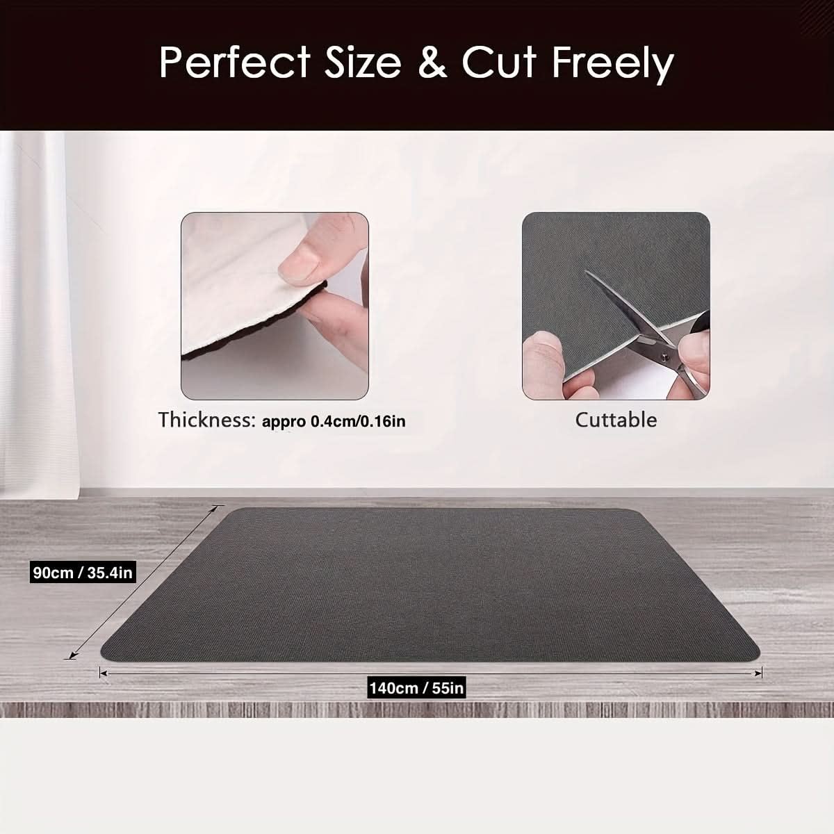 Office Chair Mat Smooth Rolling Floor Protection