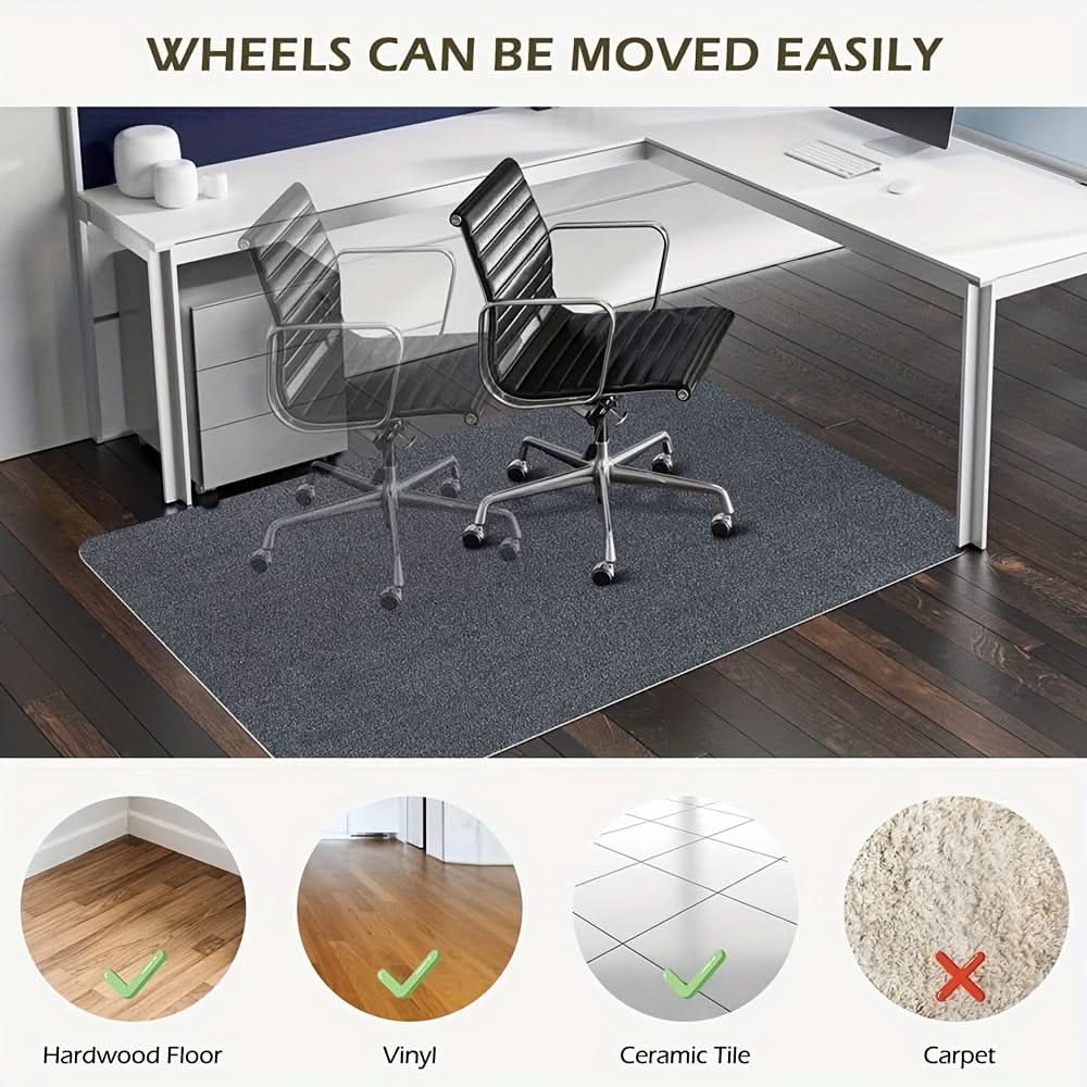 Office Chair Mat Smooth Rolling Floor Protection